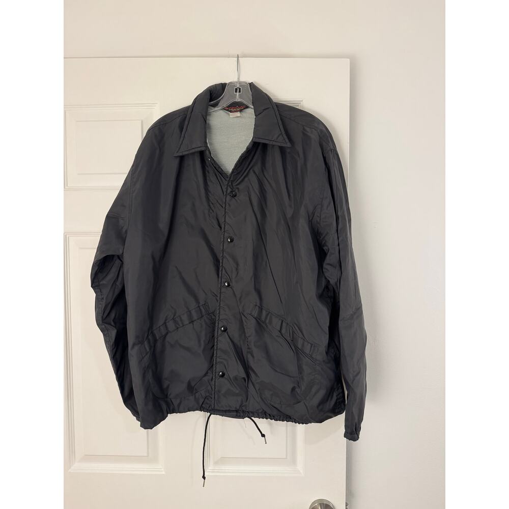 Vintage Pla-Jac by Dunbrooke Gray Windbreaker Jacket Size L 44-46